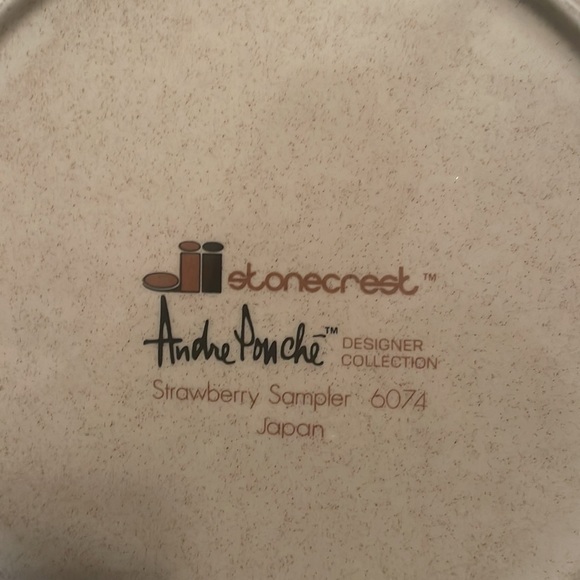 🍓Vintage Stonecrest Strawberry Sampler Plate Japan - Picture 4 of 4